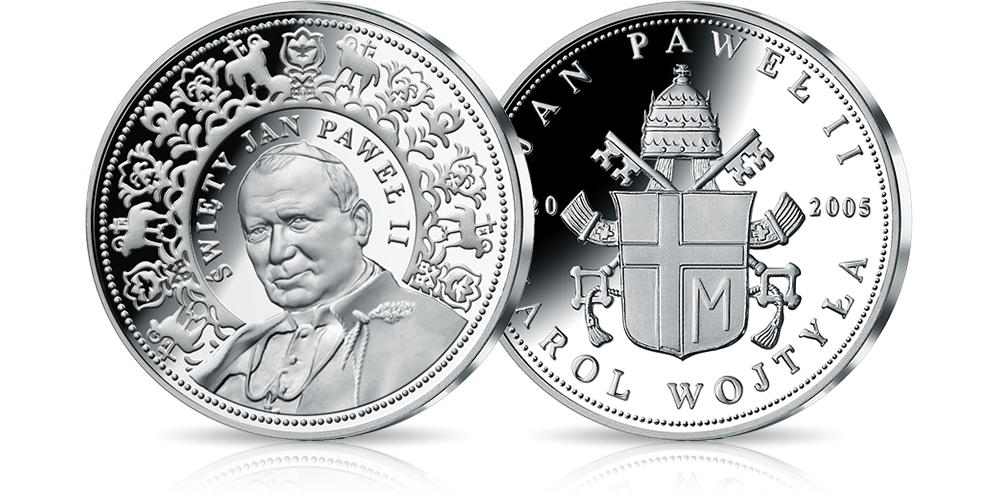 Jan Paweł II - srebrny medal