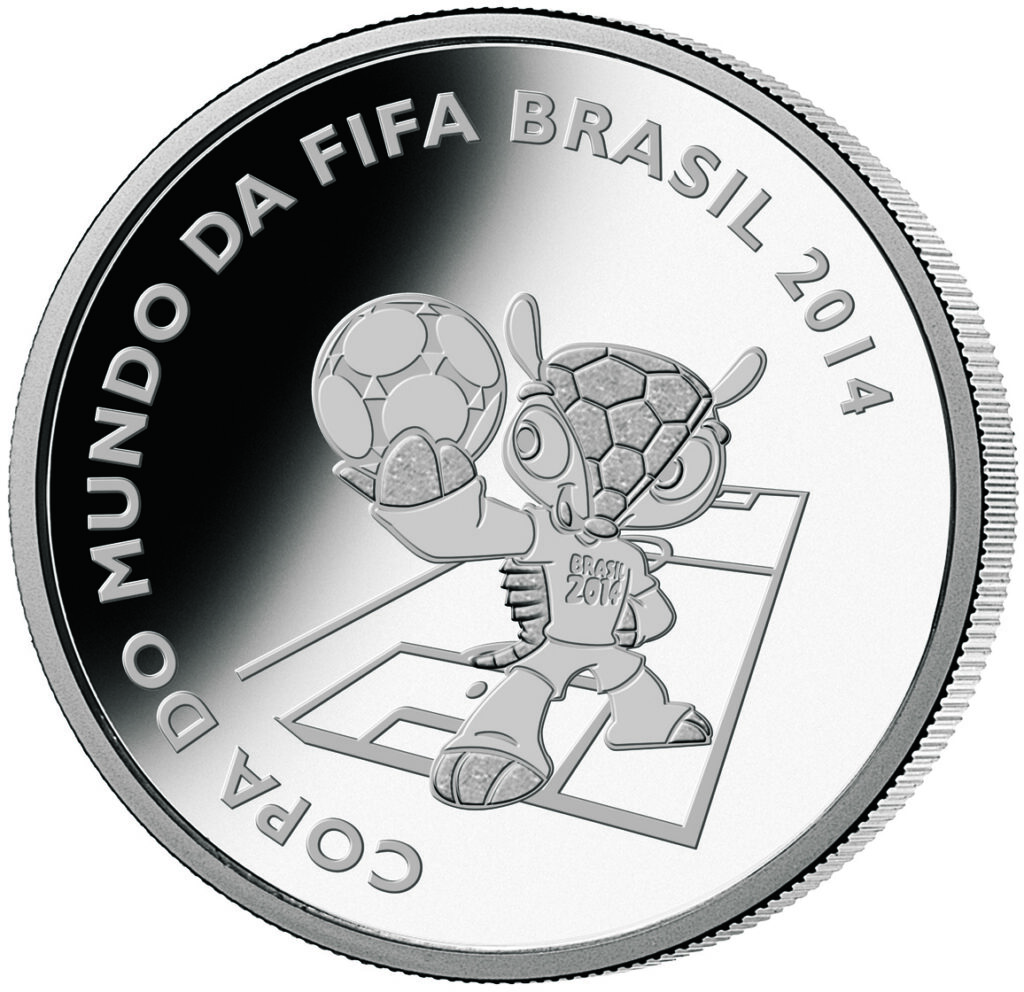 Mundial - srebrna moneta kolekcjonerska